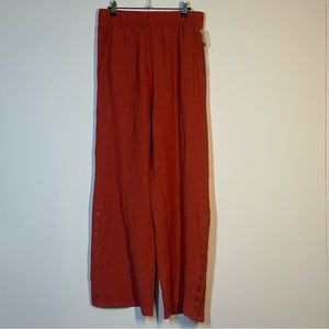 Soft Surroundings Wide Flowy Leg Pants Sz S